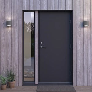 Sinne væglampe IP44 grafitstruktur LED