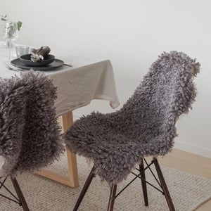 Wooly tæppe 60x90 cm Grey