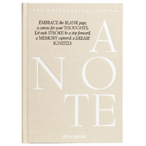  Notesbog - Bare en note, beige