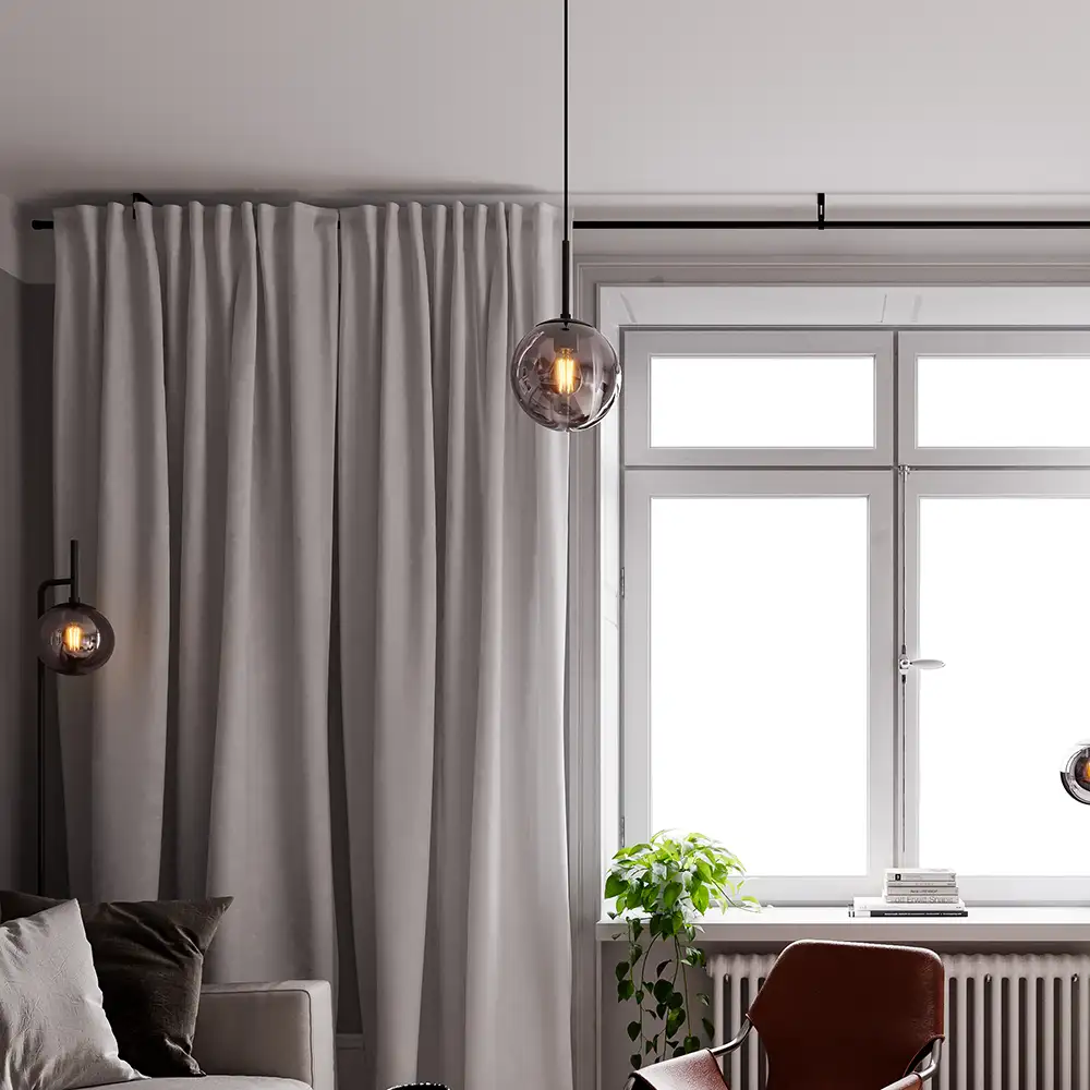 Boyle Loftlampe Ø18cm Grå