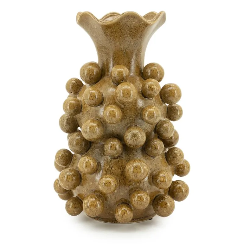 By-Boo, Vase Viro - mustard 28,3x28,3x39,7 cm