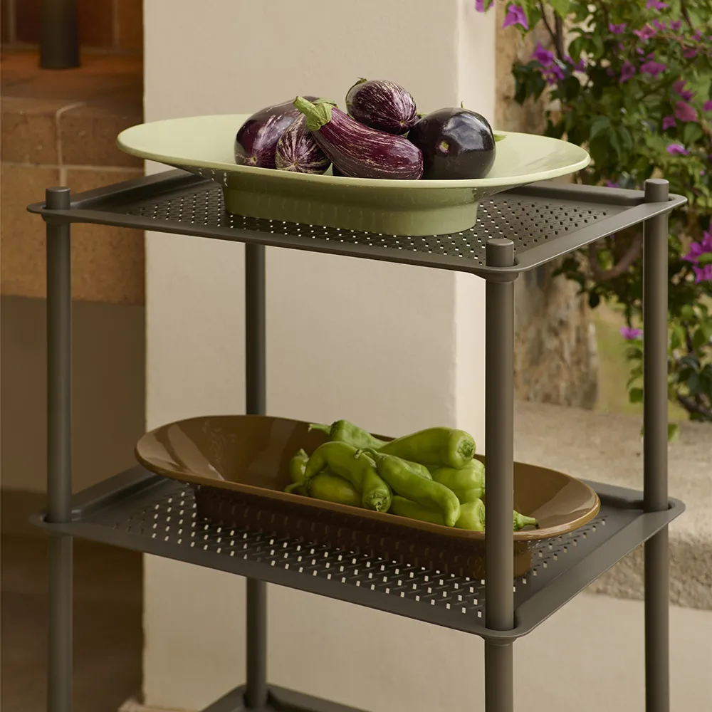 Flow Serveringsvogn 3 etager Taupe 