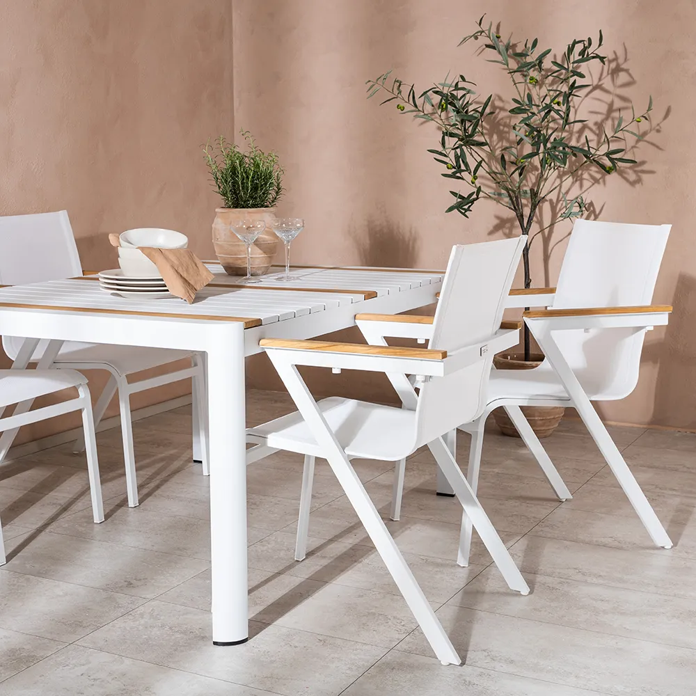 Mexico spisebordsstol hvid 6-pak 