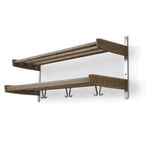 Meja Hattehylde 90 cm 2 hylder Røget Eg