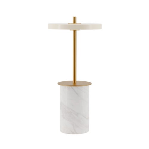 Asteria Move Mini  Bærbar lampe White Marble
