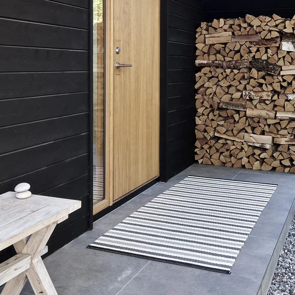 Teo tæppe 70x120 cm Warm Grey/Charcoal/Vanilla 