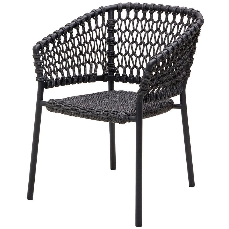 Cane-line, Ocean armlænsstol stabelbar Grå billede