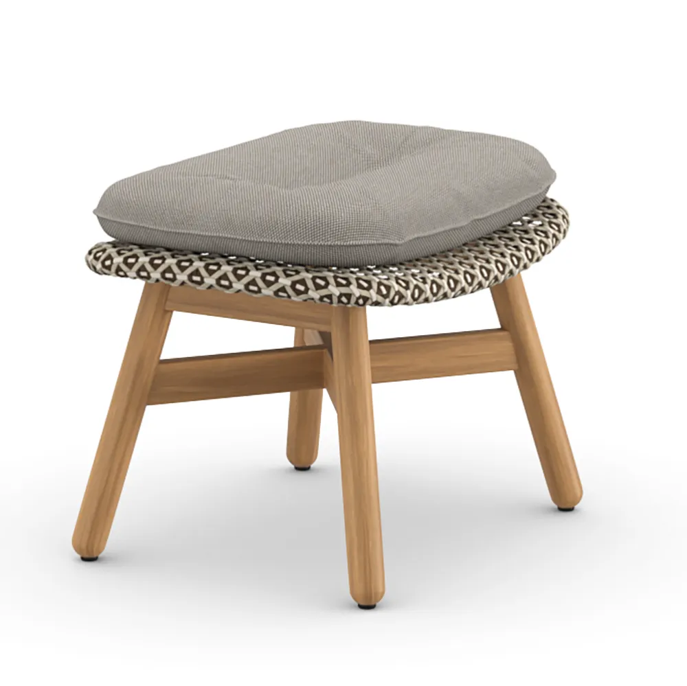 Dedon, Mbrace fodskammel teak AX6 teak 0205 pepper 0115