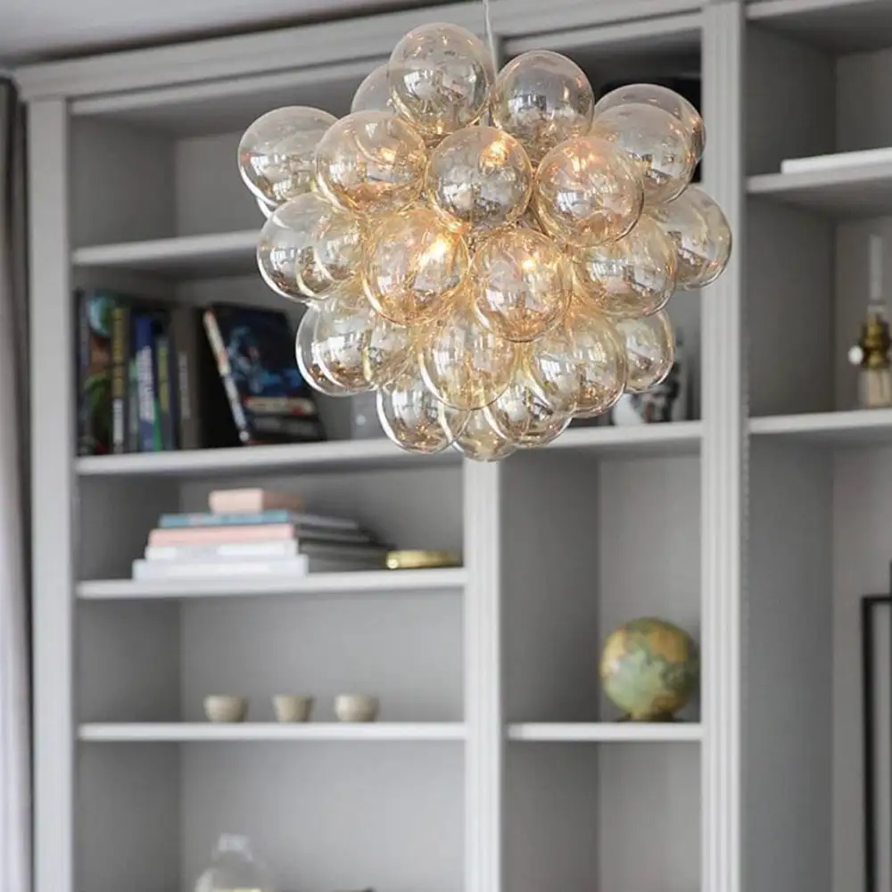 Gross Loftlampe Ø50cm Amber 