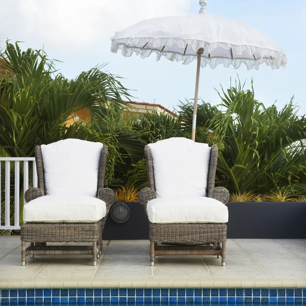 Nicolas wingback-lænestol kunstrotting