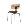 Curious Spisestol Eg/Sort Metal Mocca