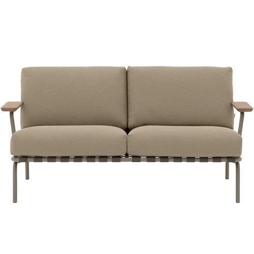 Settle 2-personers sofa Ribbed Weave 5/Taupe 