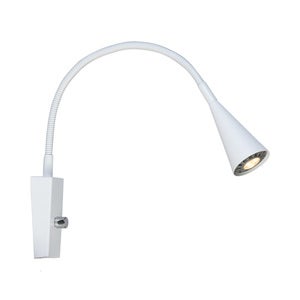 Ledro væglampe mat hvid Mr16 inkl. lyskilder