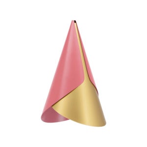 Cornet Lampeskærm Nuance Rose/Brass
