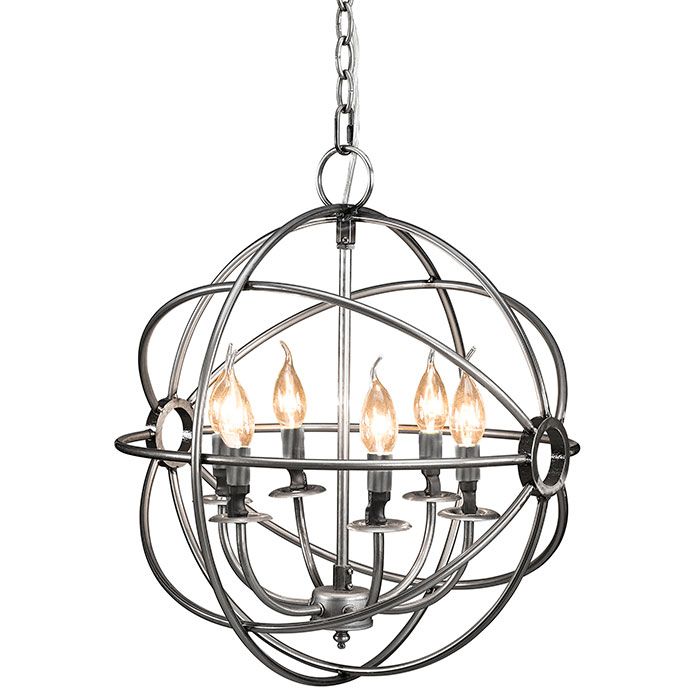 Artwood, Krystallysekrone Rome Sølv 53 cm Artwood