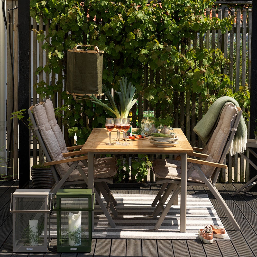 Andy & Lyon Spisebordssæt Khaki/Teak Brafab