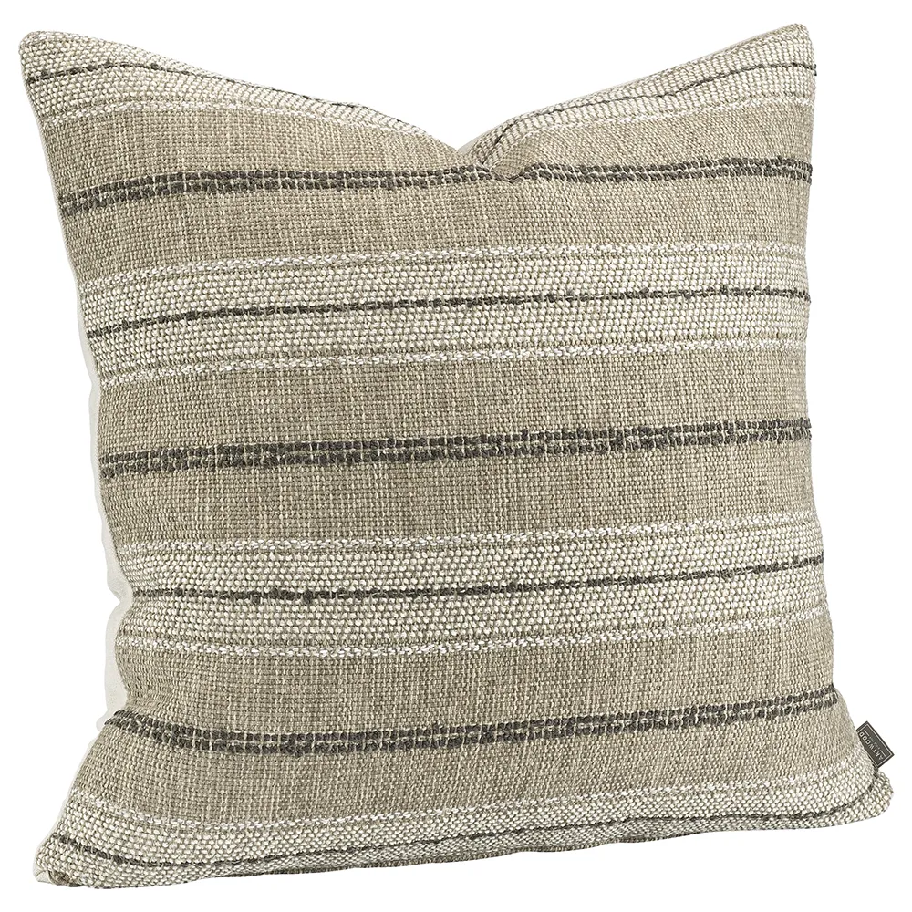 Nomad Multi Stripe Pudebetræk Linen 50x50 cm 