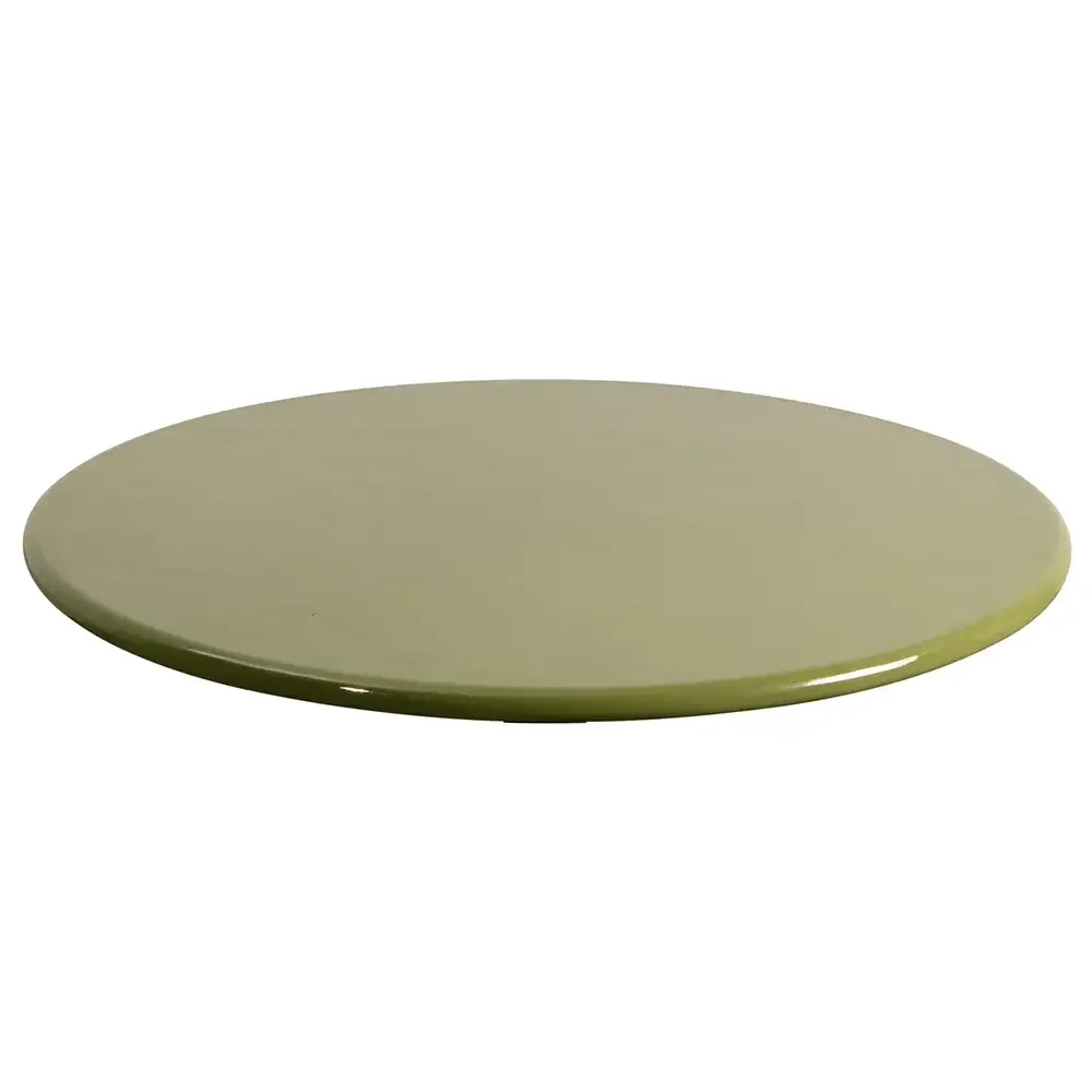 70 cm Bordplade lavasten glaseret Green 