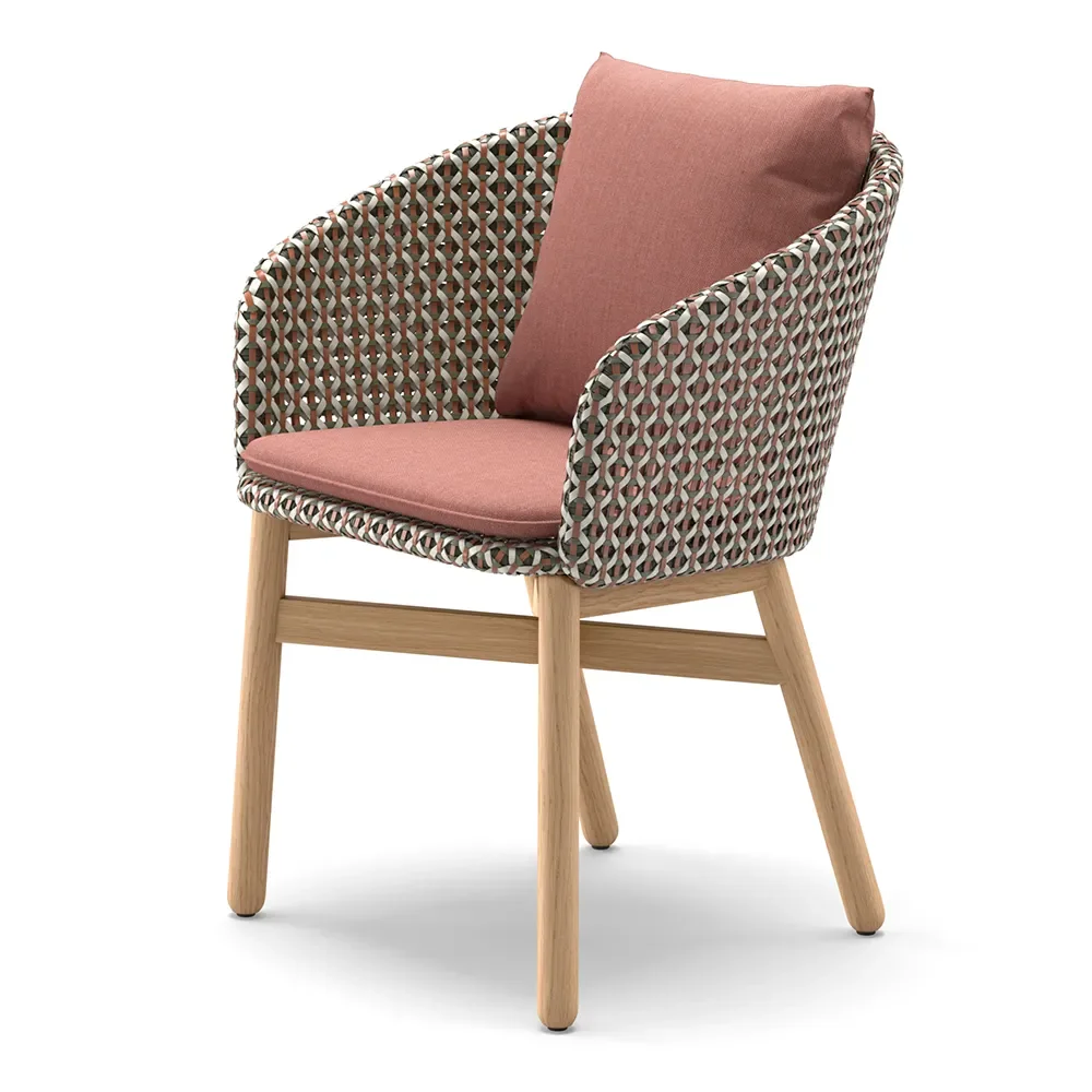 Dedon, Mbrace armstol med teak AW6 teak 0205 chestnut 0151