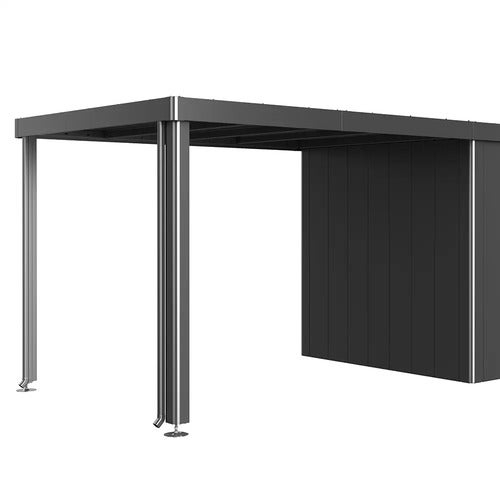 Sidetak til haveskur Neo 4A/4B/4C/4D metallisk mørkegrå