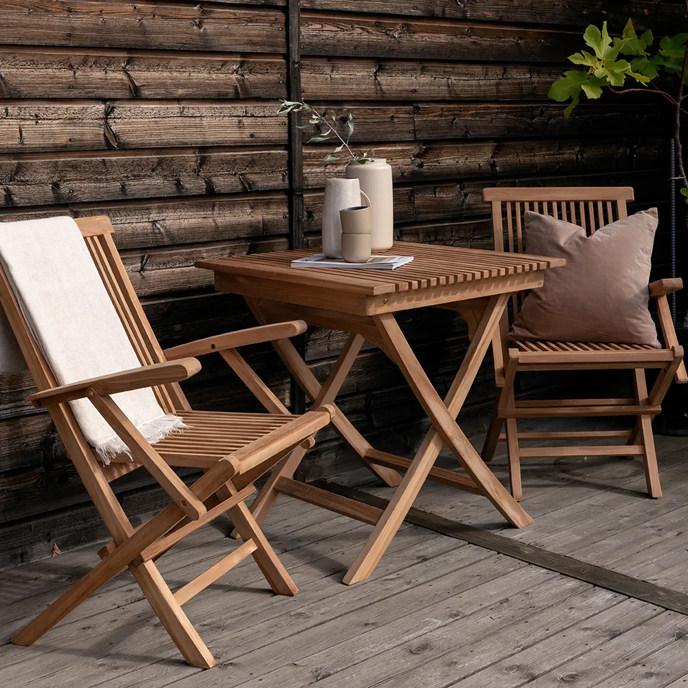 Ghana Cafébord 70x70 cm Teak