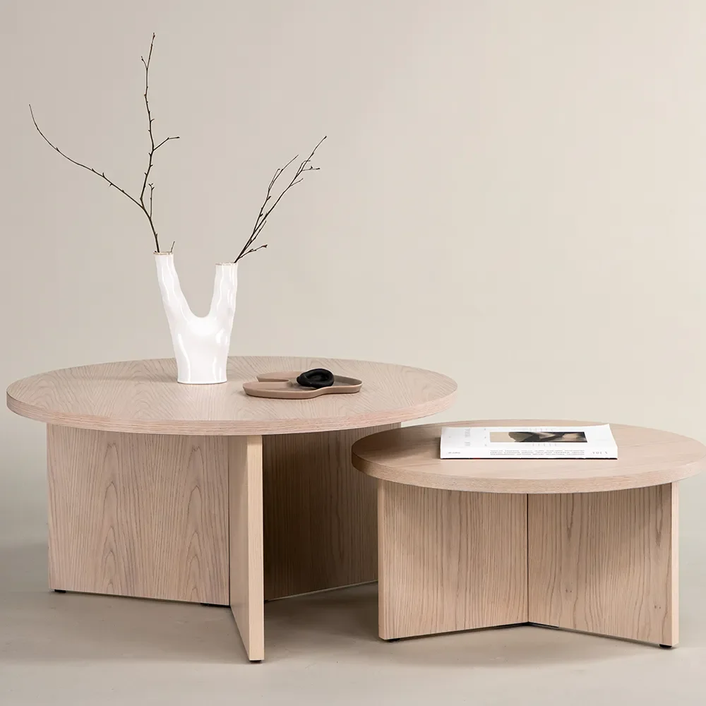 Saltö Sofabord Ø65 cm Whitewash 