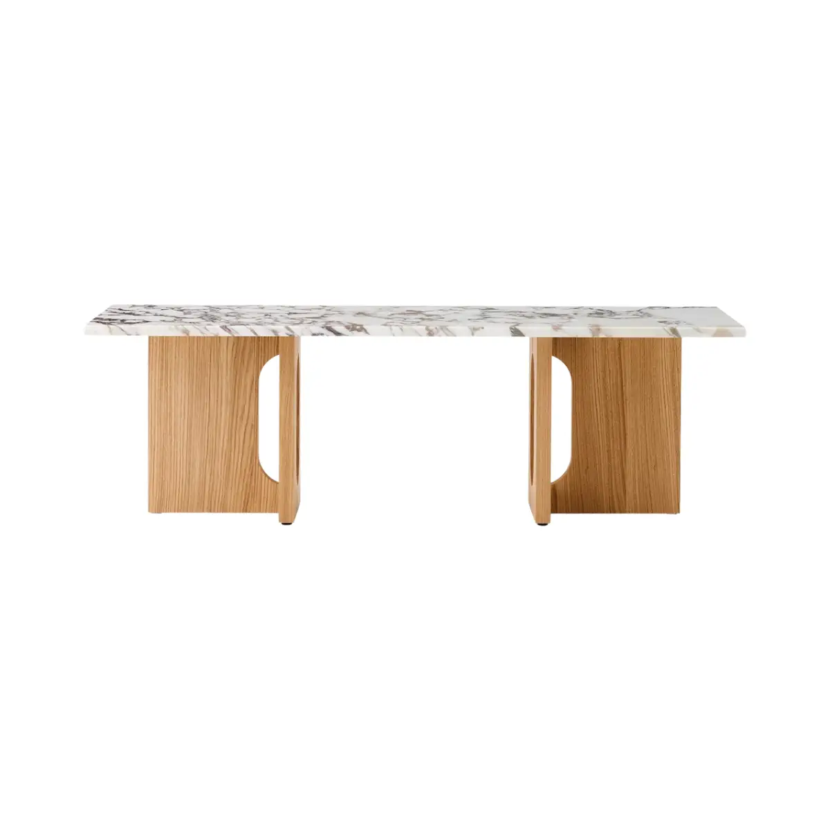 Audo CPH, Androgyne sofabord i eg/marmor Calacatta, bratsch