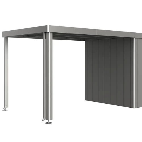 Sidetak til haveskur Neo 4A/4B/4C/4D metallic grå