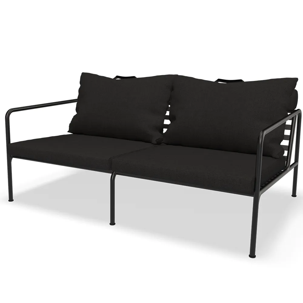 Houe, Avon 2-personers sofa Charcoal/Black