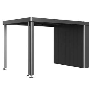 Sidetak til haveskur Neo 4A/4B/4C/4D metallisk mørkegrå