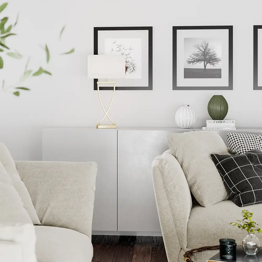 Omega Bordlampe Messing