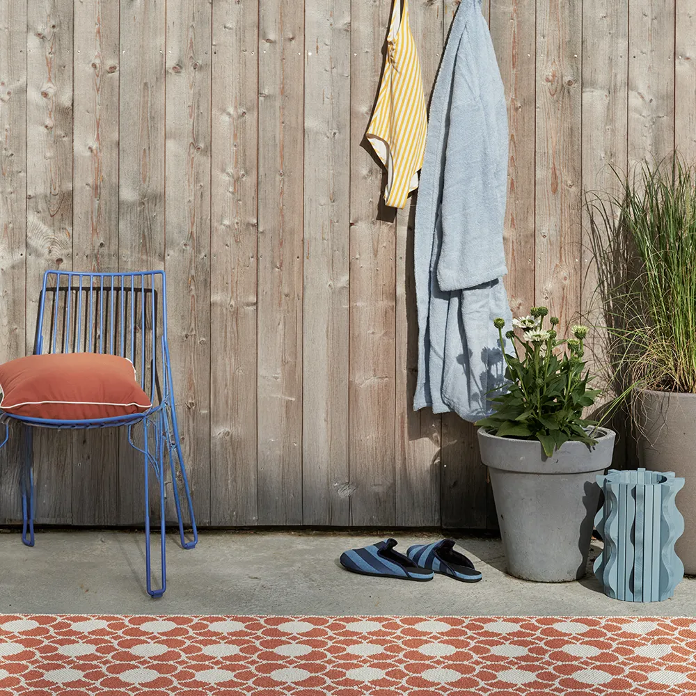 Anya tæppe Pale Orange/Vanilla 70 x 100 cm