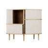 Audacious Highboard Skab Eg/White Sands