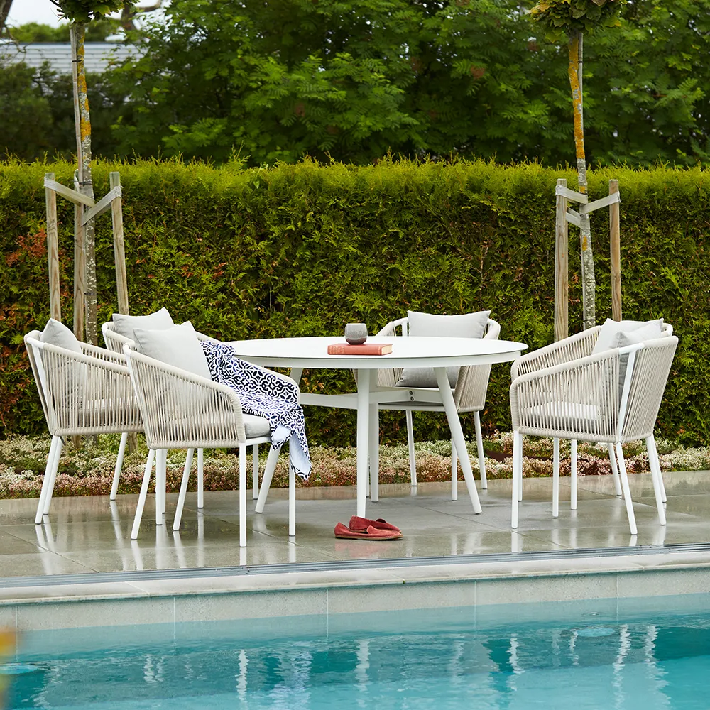 Lersund spisebordsstol hvid 