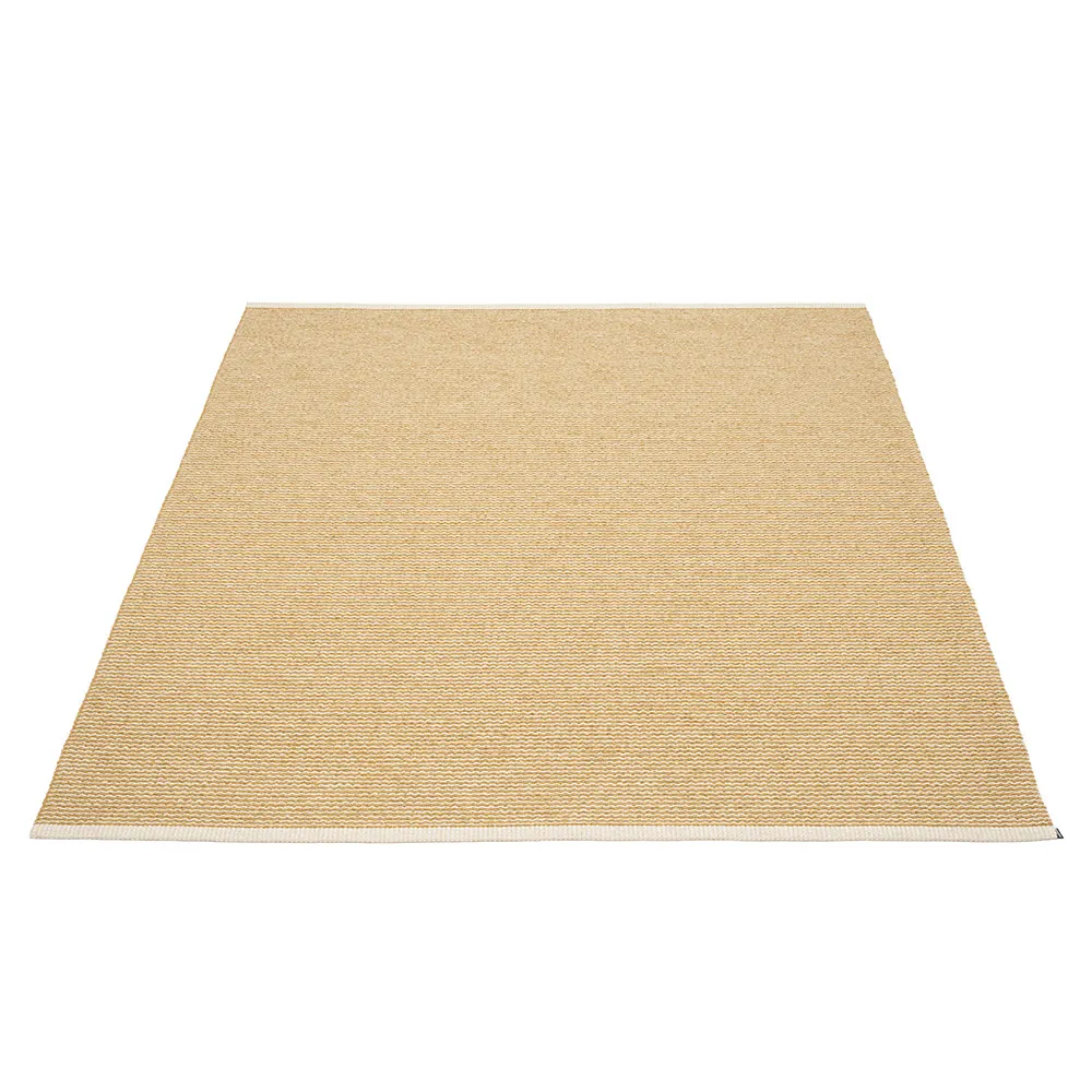 Pappelina, Mono Ochre / Cream tæppe 180 x 220 cm