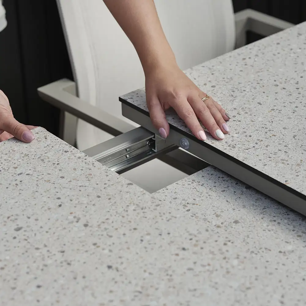 Hillmond Spisebord HPL 238/297x100 khaki/beige