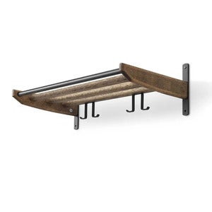 Cora hattehylde 59 cm røget eg