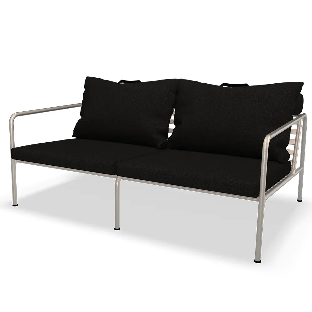 Houe, Avon 2-personers sofa Dark Grey/White