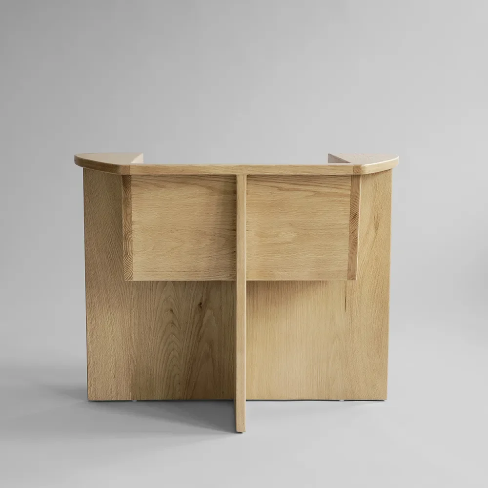 Brutus Lounge Chair - Naturlig Eg