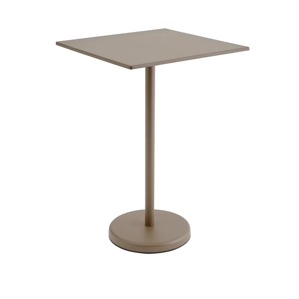 Muuto, Linear Steel Barbord 70x70 cm  Taupe