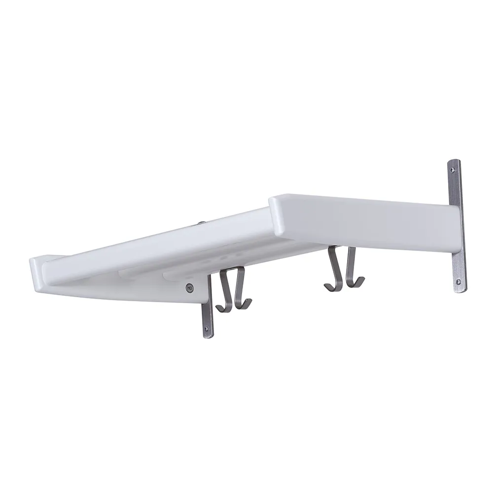 Meja hattehylde 59 cm Hvidlakeret birk