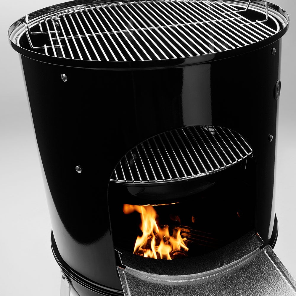 Smokey Mountain Cooker 57 cm Sort Støbejern Weber