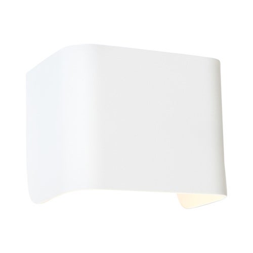 Taurus væglampe Ip54 hvid struktur LED Inkluderer lyskilde