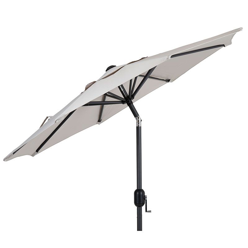 Cambre parasol 200 cm grå/khaki