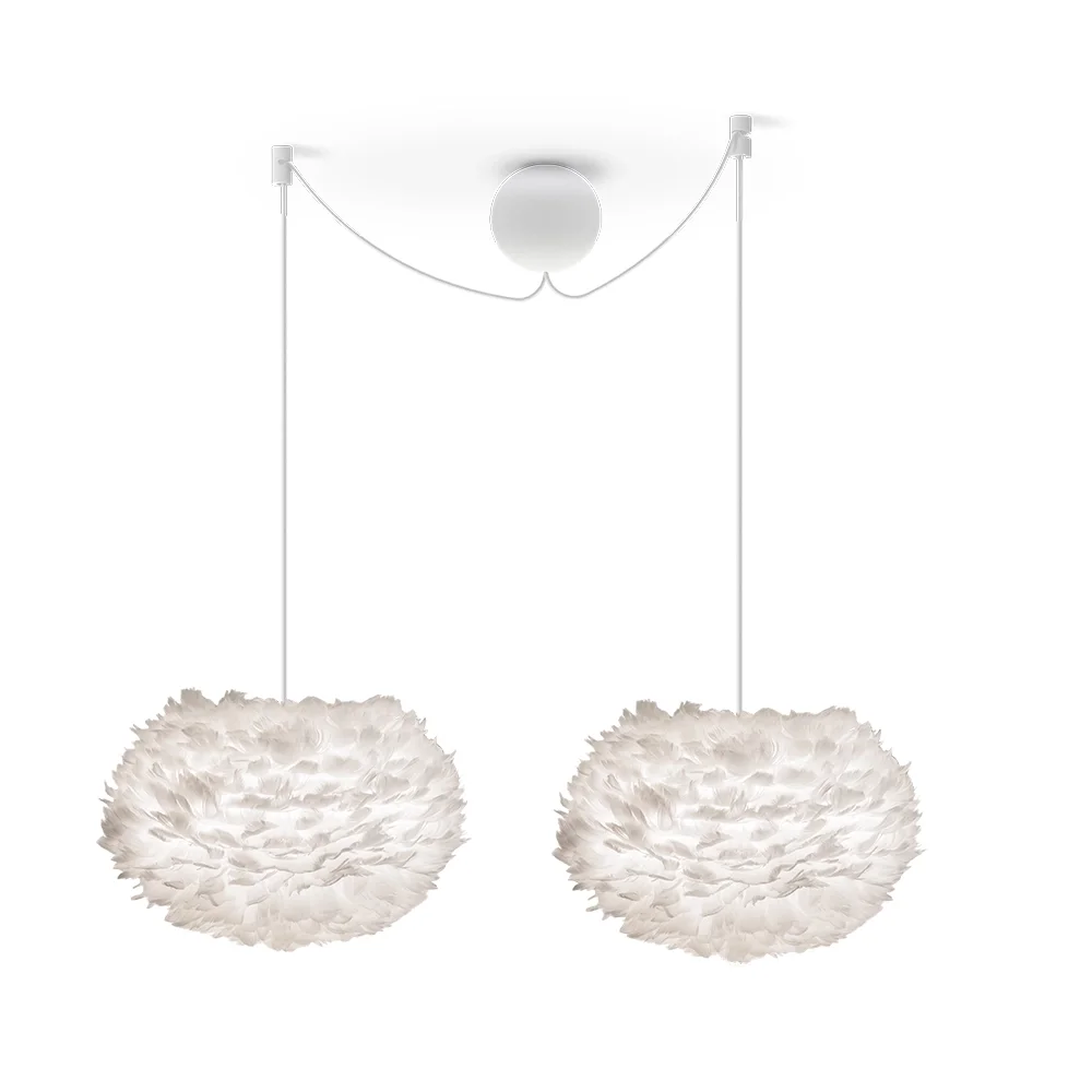 Eos Lampeskærm Medium Ø45 cm White