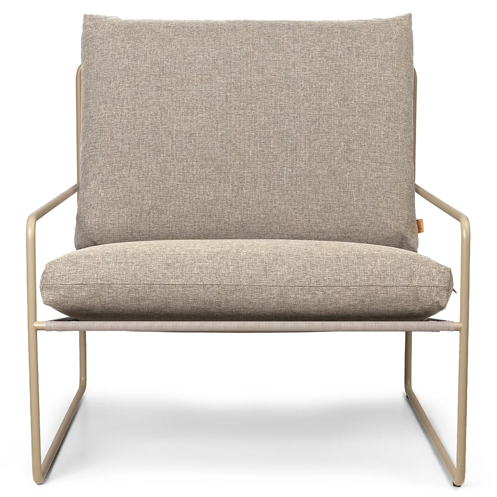 Ferm Living, Desert Lænestol Cashmere/Dark Sand