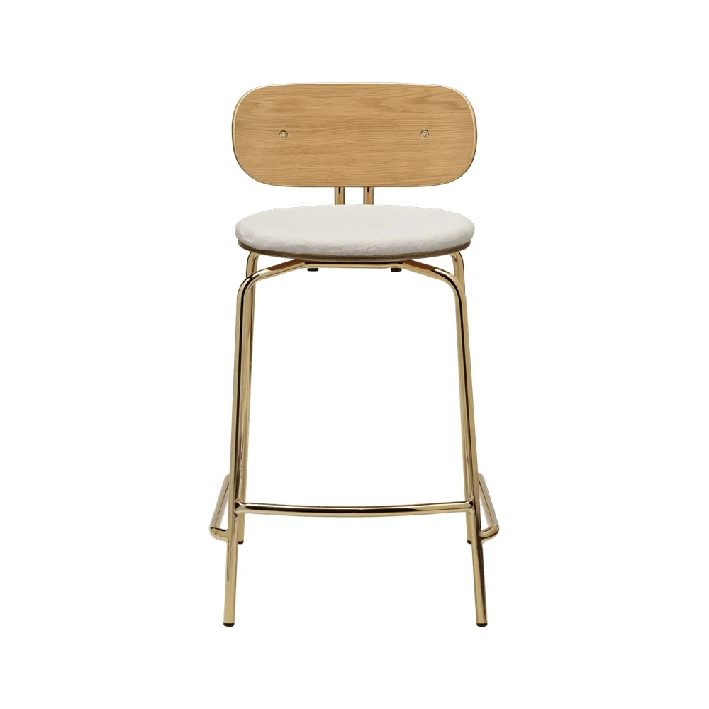 Umage, Curious Lav Barstol Eg/Messing Teddy White