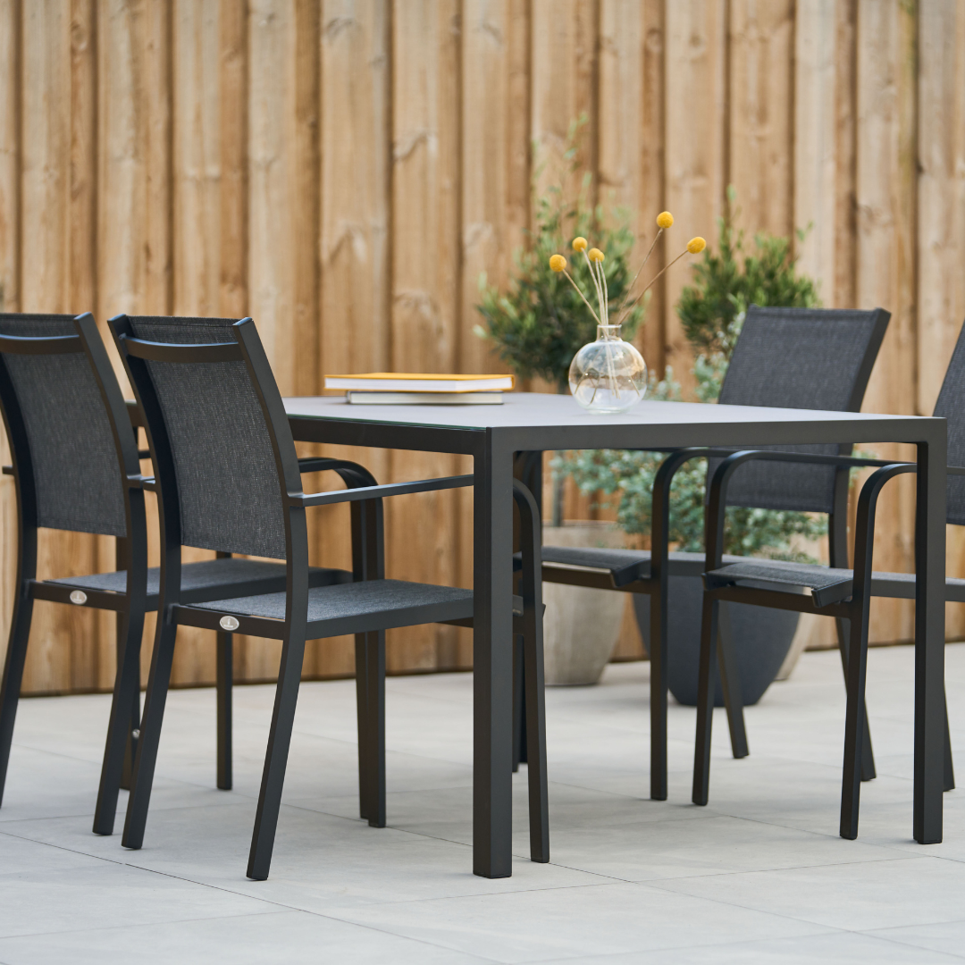 Hånger spisebord 90x140 cm sort 