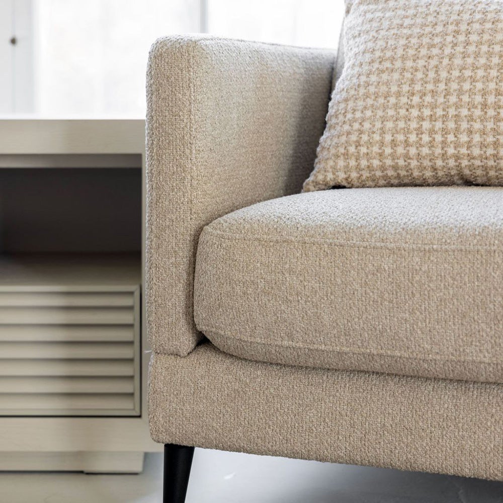 ANDORRA stof lænestol Rhyme Beige