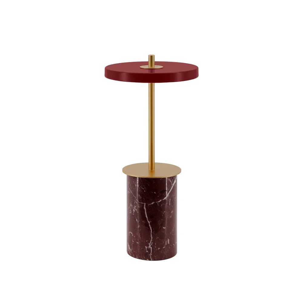 Asteria Move Mini  Bærbar lampe Red Marble
